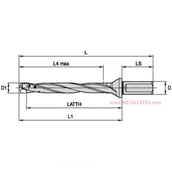 WIDIA™ TOP DRILL™ Modular TDMX  8 x D Side Lock Shank Metric - Image 3
