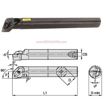 Kennametal Boring Bar A-DCLN-KC 95° Kenclamp™ - Image 2