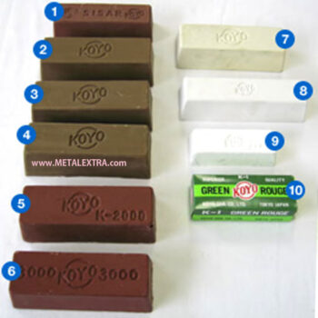 Koyo-Sha Buffing & Polishing Compound Green Rouge - Image 3