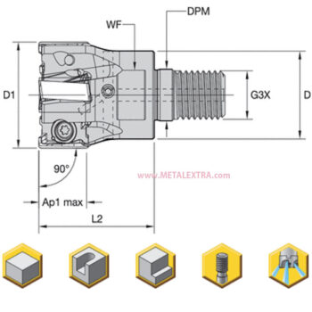 KENNAMETAL Shell Mills  4-15™ Screw-On - Image 3