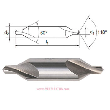 WALTER Titex Centre Drill HSS Standard double-headed Form A - Image 3