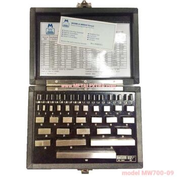 Alternative view of Moore & Wright Carbide Gauge Blocks 710 Series