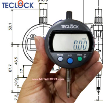 TECLOCK Digital indicator PC-465J Measuring Range 12.7mm Resolution 0.001mm - Image 5