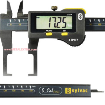 Alternative view of SYLVAC Digital Caliper S_Cal EVO Bluetooth External Groove 150mm 810.1602