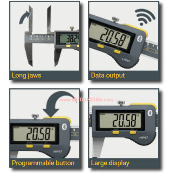 SYLVAC Digital Caliper S_Cal EVO Smart DM 150mm 810.1603 - Image 3