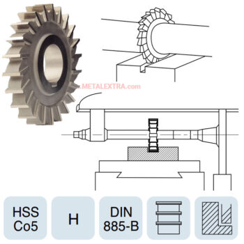 YG-1 Side & Face Milling Cutter With Straight Teeth DIN 885-B - Image 3