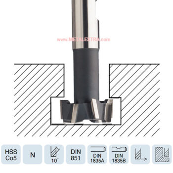 YG-1 T-Slot Cutters DIN851 HSS-Co - Image 3