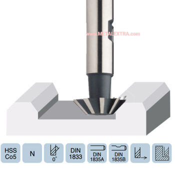 YG-1 Dovetail Cutter Type B HSS-Co - Image 3