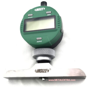 INSIZE Digital Depth Gage 2141 Series (Data out, Accuracy ±20µm) Flat Base, Pointed Anvil SR0.4 + Ball Tip SR3 Stroke; 12.7mm/0.5 Inch, Range; 0-300mm/0-12 Inch - Image 4