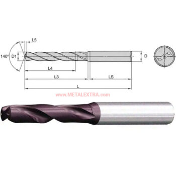 Alternative view of KENNAMETAL Carbide SGL Drills Stainless Steel ø2,5mm - ø20,5mm