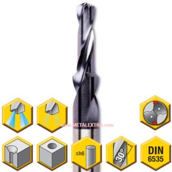 KENNAMETAL Carbide Step Drill Short DIN 6535 Steel & Iron B731 ø3,7mm - ø19,4mm - Image 3