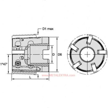Alternative view of KENNAMETAL Thread Mills TM25 Taper Cutter Conical Threads