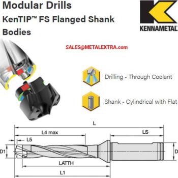 KENNAMETAL Modular Drill KenTIP FS 12xD ø6 - 14.5mm - Image 4