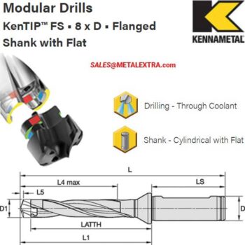 KENNAMETAL Modular Drill KenTIP FS 8xD ø8-26 mm - Image 4