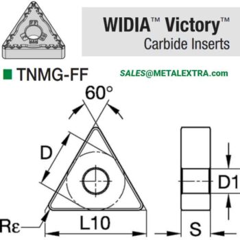 Alternative view of WIDIA Carbide Turning Insert Victory™ TNMG-FF