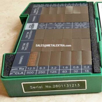 INSIZE Surface Roughness Specimen Set ISR-CS130-W (ISO 2632, Pure NICKEL) Range; 0.05μm - 50μm - Image 3
