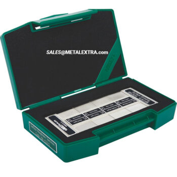Alternative view of INSIZE Surface Roughness Specimen Set ISR-CS130-W (ISO 2632, Pure NICKEL) Range; 0.05μm - 50μm