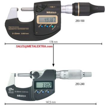 MITUTOYO ABS High Accuracy Micrometer (293-100) ø25mm, Resolution 0,1μm - Image 3