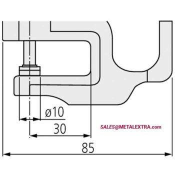 MITUTOYO Dial Thickness Gage 7327 Range 0-1mm, Grad 0,001mm - Image 4