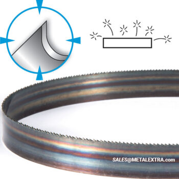 Alternative view of DOALL Silicon-enhanced Carbon Steel Blade FRICTION For Ferrous metals up to 25 mm thick at speeds exceeding 1.500 m/min.