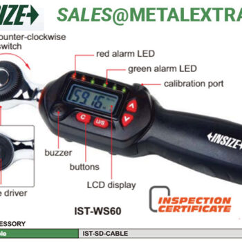 INSIZE Short Handle Digital Torque Wrench IST-WS, Resolution 0.01Nm, Range 6 - 85N.m - Image 3