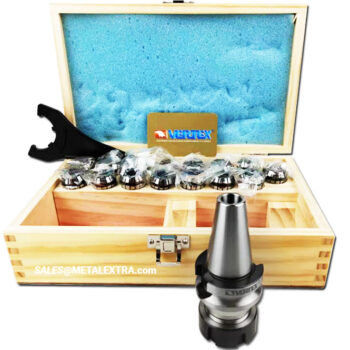 VERTEX Collet Chuck Kit With BT Taper Shank MAS 403 DIN 6499 ER-16, 20, 25, 32, 40, 50 ER-BT - Image 8
