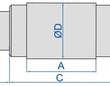 INSIZE Cylinder Gauge 6316 (HRC60+, Accuracy; ±0.5μm) Range; ≤3mm - ≤200mm - Image 4