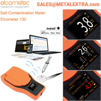 ELCOMETER 130 Salt Contamination Meter 0-6mS/cm; 0-3000ppm; 0-0.3% Salinity - Image 3