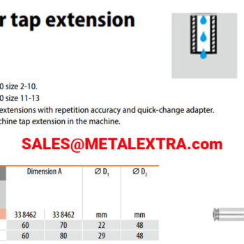 Alternative view of GARANT Arbor for Machine Tap Extension SK 40 338462