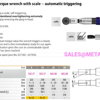 GARANT Deflecting Torque Wrench DIN EN ISO 6789 With Scale 657735 - Image 2