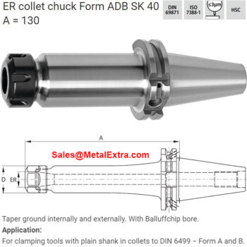 Alternative view of GARANT ER collet chuck set SK 40 ISO7388-1 300630