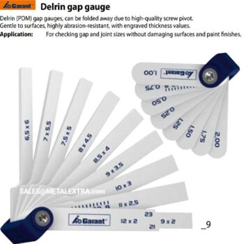 GARANT Gap Gauge Delrin Thickness 0.25mm - 6mm 478360 - Image 2