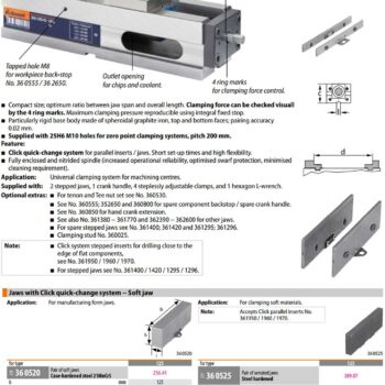 GARANT High Pressure Vise Version LC version 360510 125 - Image 2
