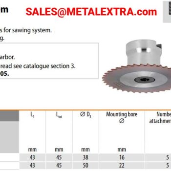 Alternative view of GARANT Slitting Saw Arbor Adapter 179902