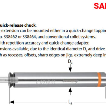 GARANT Arbor for Machine Tap Extension SK 40 338462 - Image 3