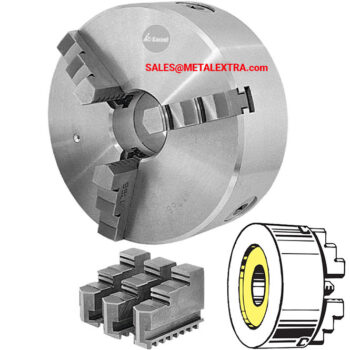 Alternative view of GARANT Three-jaw lathe chuck DIN 702-4 with recessed steel mount 310600