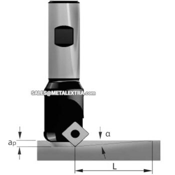 HOLEX Adjustable indexable countersinking mill Weldon shank ø20,4mm - ø30,4mm 216635 - Image 3