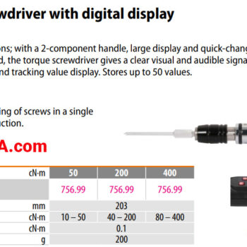 HOLEX Electronic Torque Screwdriver 659050 - Image 4