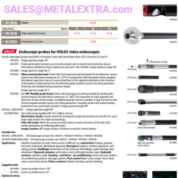 HOLEX Video Endoscope 640×480px IP55 without probe 492921 - Image 3