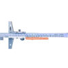 INSIZE Vernier Depth Gauge with hook 1248 (Graduation; 0.02mm/0.05mm) Accuracy; ±50μm, Range; ≤Ø150mm - Ø300mm
