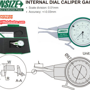 INSIZE Internal Dial Caliper gauge 2222 KROEPLIN Series ⌀5mm - ⌀60mm - Image 8