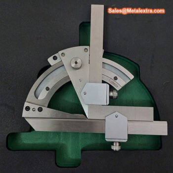 INSIZE Protractor 2374-320 (150mm blade) Graduation: 2', Accuracy: ±2', Range: 0-320° - Image 6