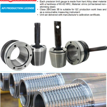 INSIZE Thread Pipe Gauge 4177 Rotary Shouldered Connection (API License for Casing, Tubing, Line Pipe Threads) Angle 60° - Image 4