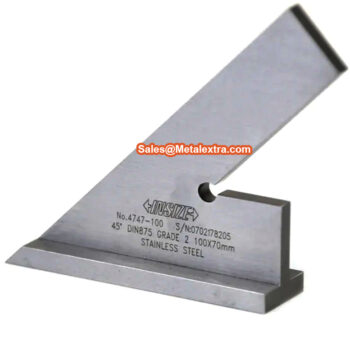 Alternative view of INSIZE Squares Angle 45° 4747 Series (Stainless Steel Vertical, DIN 875 Grade 2) Accuracy; ±29μm, Range; 120mm - 200mm