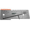 INSIZE Welding Gauge 4848-1 (Stainless Steel Ruler 5 in 1) Angle; 45° Range; ⌀50mm