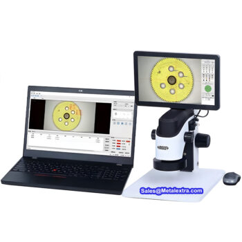 INSIZE Large Depth of View Measuring Microscope 5322-ID250A (CMOS 2MPx, Measurement, USB/HDMI) Magnification; 12x - 77x - Image 4