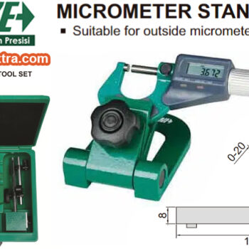 INSIZE Micrometer Stand Holder 6300, For 100mm Micrometer, Gap; ⌀20mm - Image 7