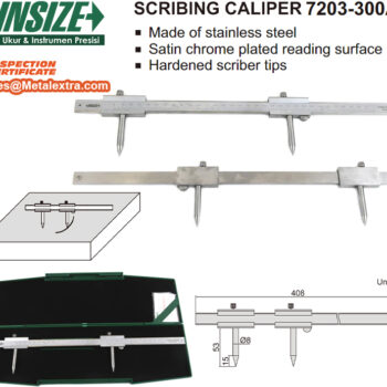 INSIZE Scribing Caliper 7203-300A (Graduation 0.1mm) Range; 51-300mm - Image 5