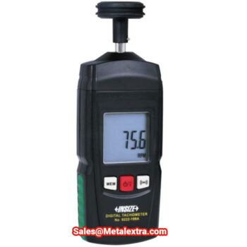 INSIZE Contact Digital Tachometer 9222-199A (Economic Type) Raya; 0.5 - 19999 RPM