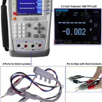 INSIZE DC OHM Meter 9650-HA20 Rechargeable (Mini USB Output, Resolution; 0.01mΩ - 0.0001MΩ) Range; 20μΩ - 20MΩ - Image 8